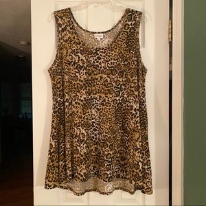 LuLaRoe Leopard Print Perfect Tank